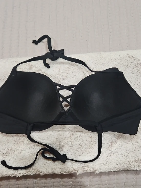 Hollister Black Bra Top with Tag Detail - Picture 2 of 5